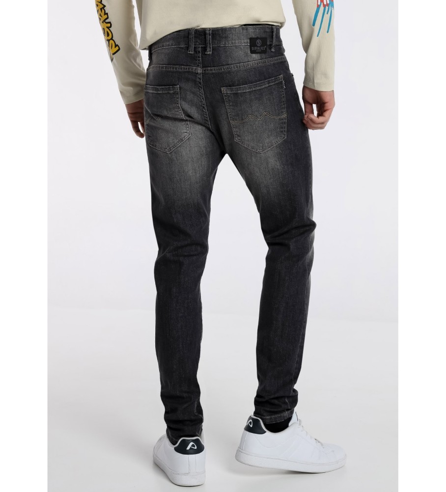 Calça Jeans Skinny Six Valves 131735 Preta