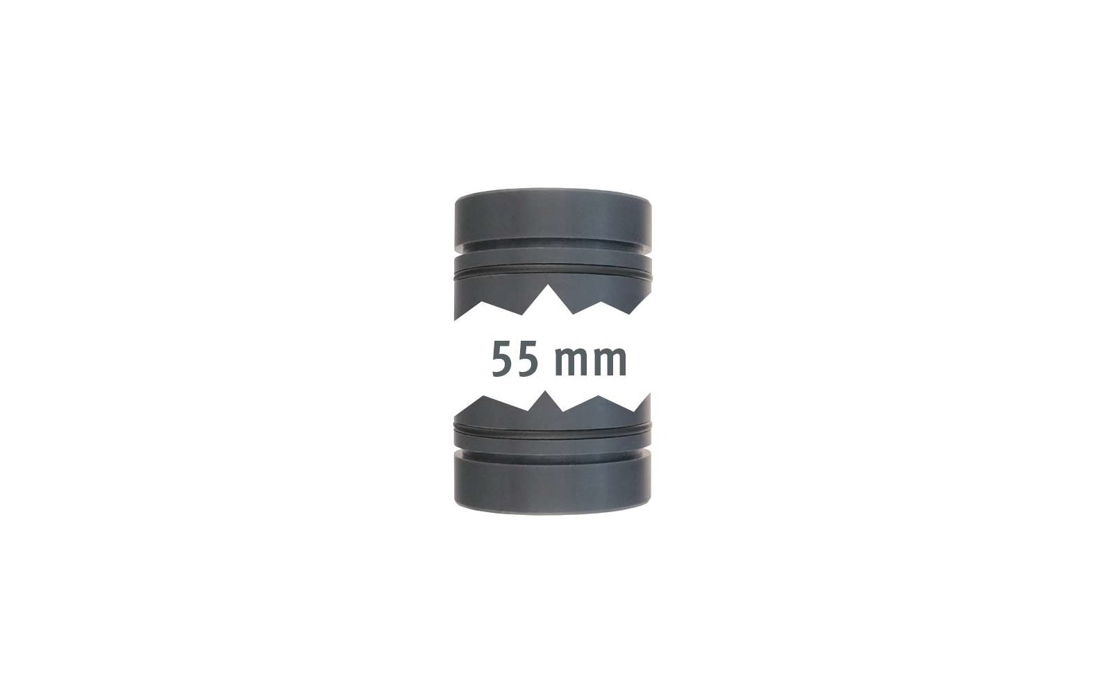 Lilie Rohr 40 mm beid. mit O-Ring 55mm und Außenringnut