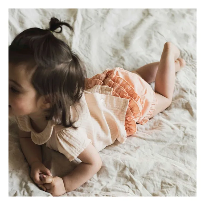 Jenest T-Shirt Col Claudine Cosy | Rose pâle