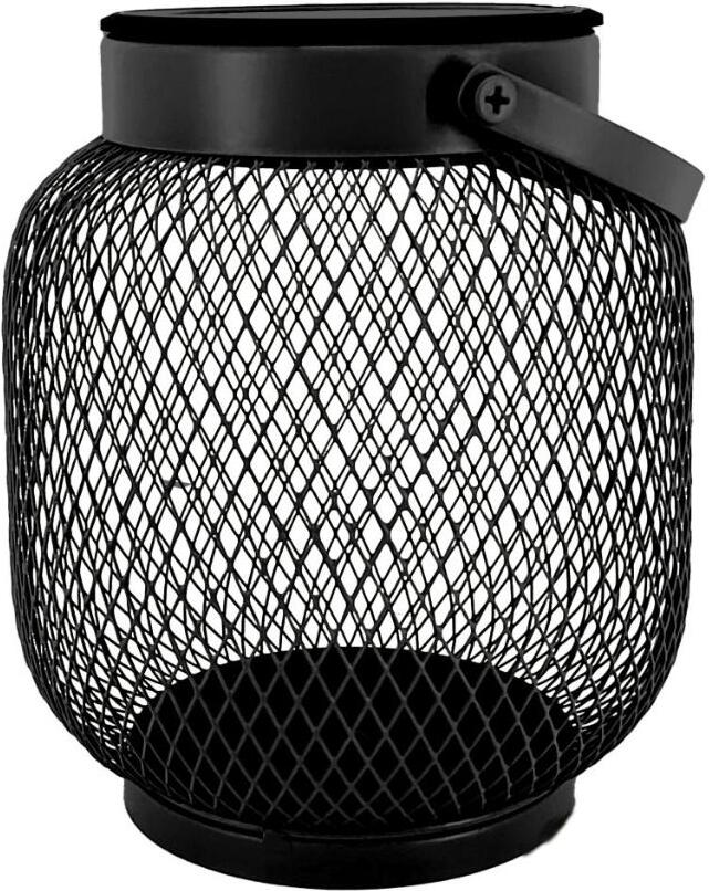 Intratuin solar lantaarn Faro zwart D 14,5 H 16,5 cm