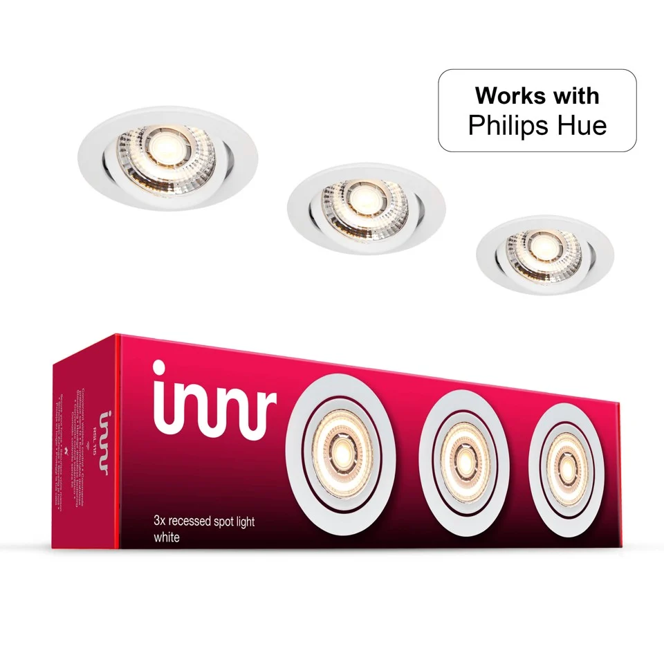 Innr - Recessed Spot Light White - 3 Pack - Zigbee