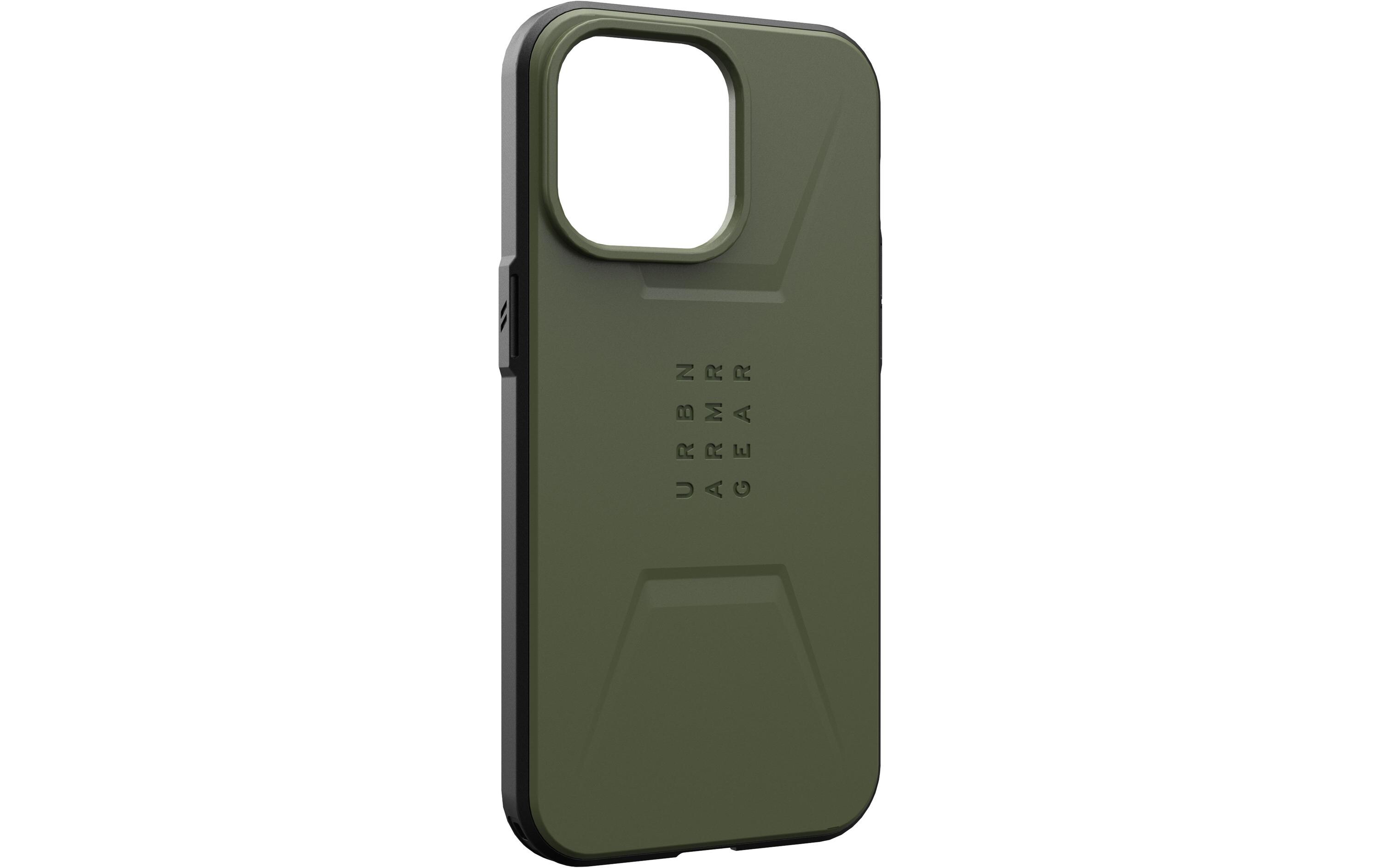 Back Cover Civilian Case iPhone 15 Pro Max OliveSchutzhülle für das Apple iPhone 15 Pro Max