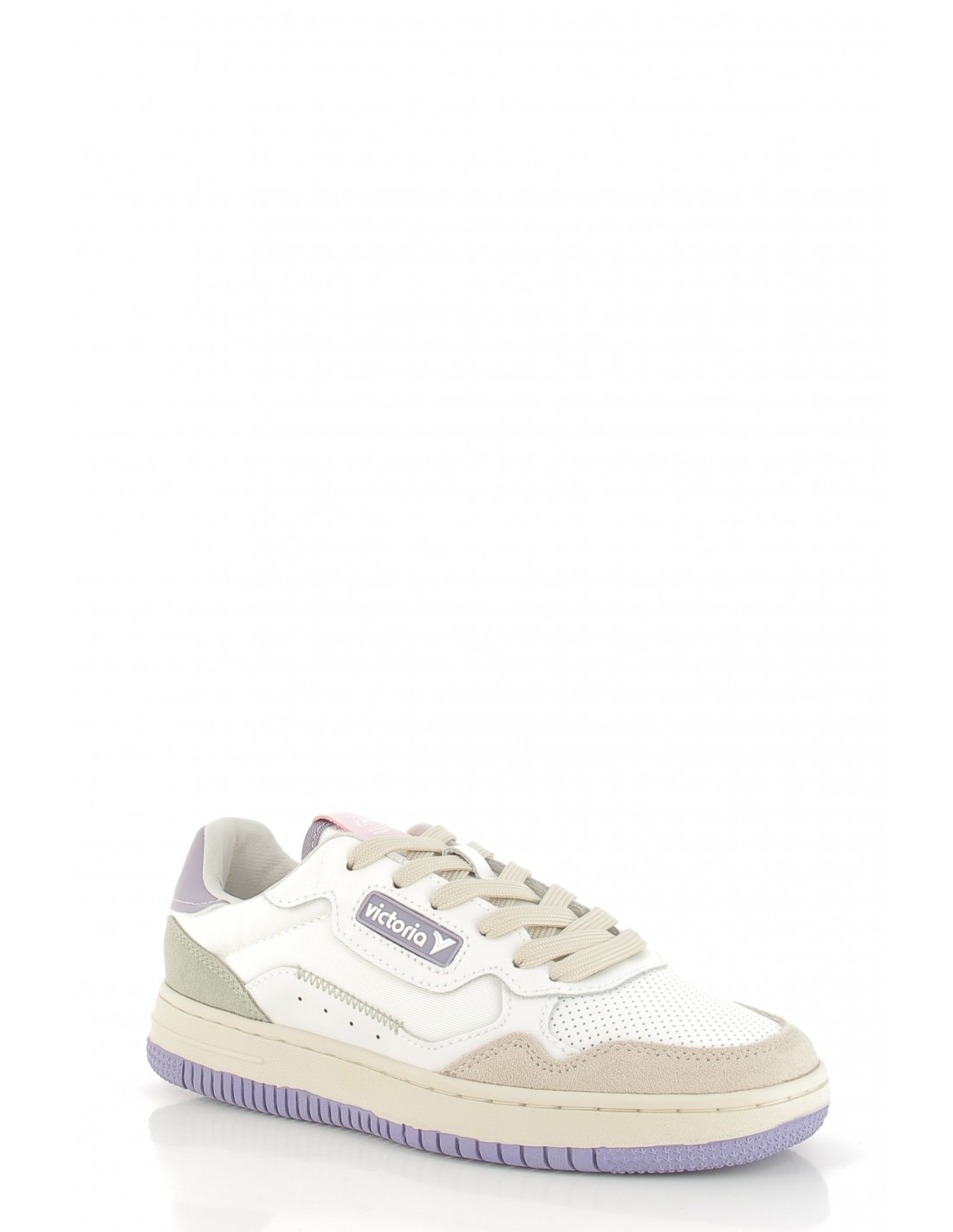 victoria Baskets de ville femme - Blanc/Violet