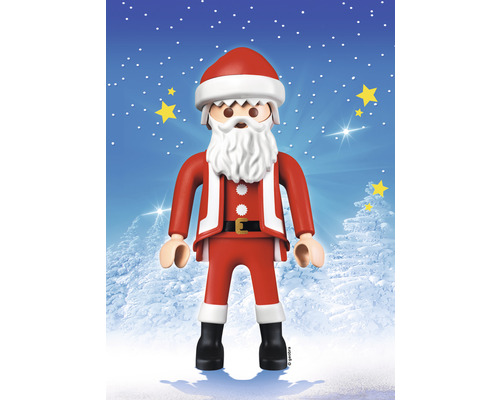 Lechuza Kerstman XXL H 68 cm rood