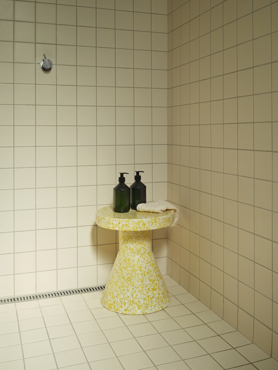 Bijzettafel Bit cone yellow