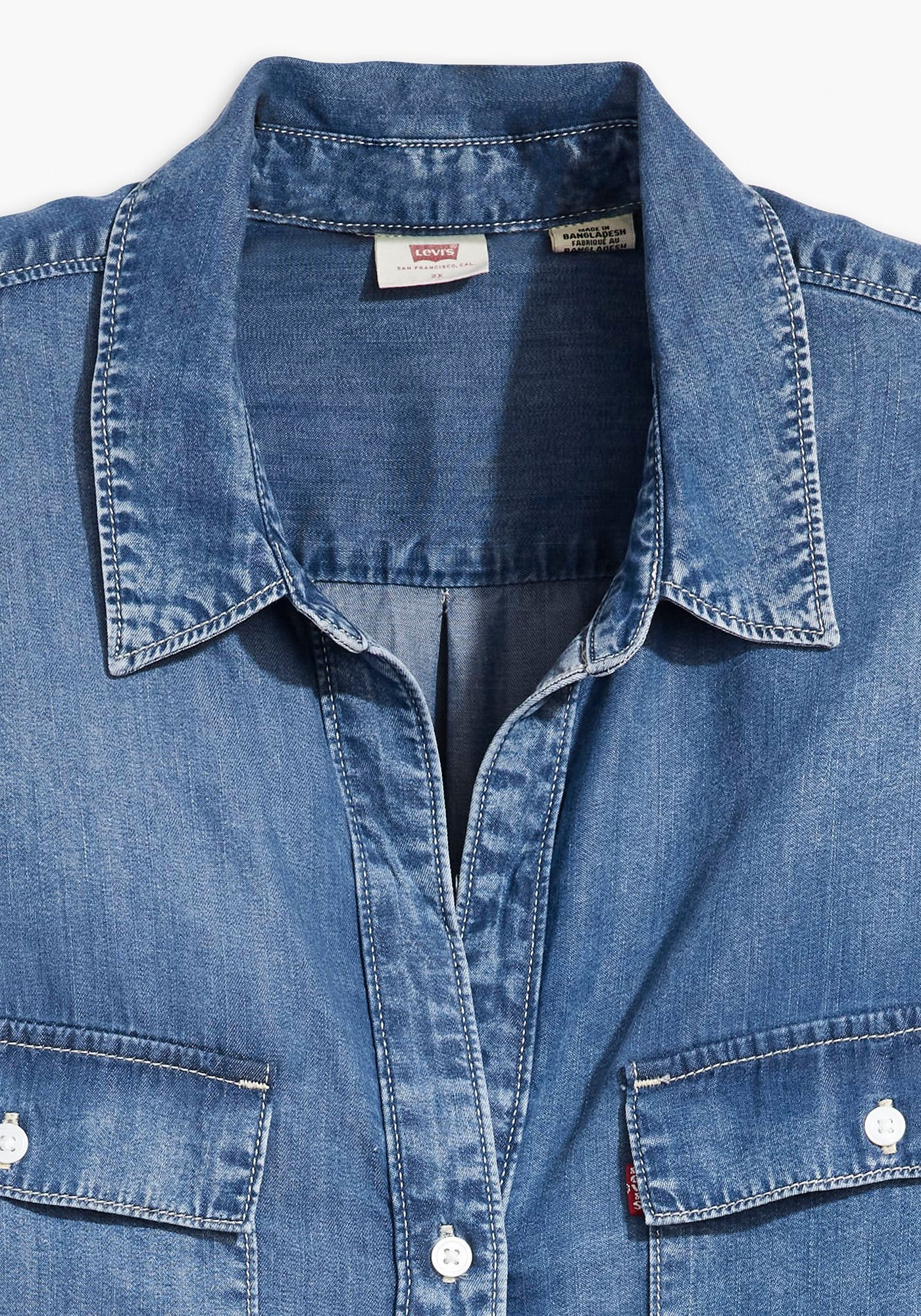 Levi's® Plus Jeansbluse »DOREEN UTILITY« mit Taschen