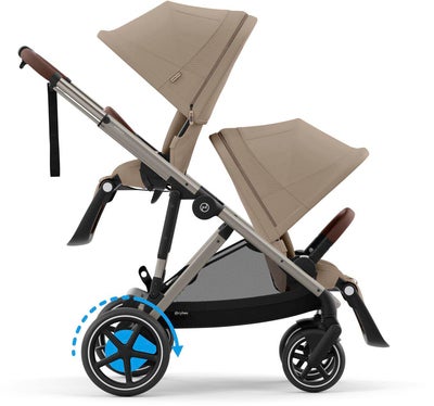 Cybex e-GAZELLE S Sportsvogn, Almond Beige/Taupe