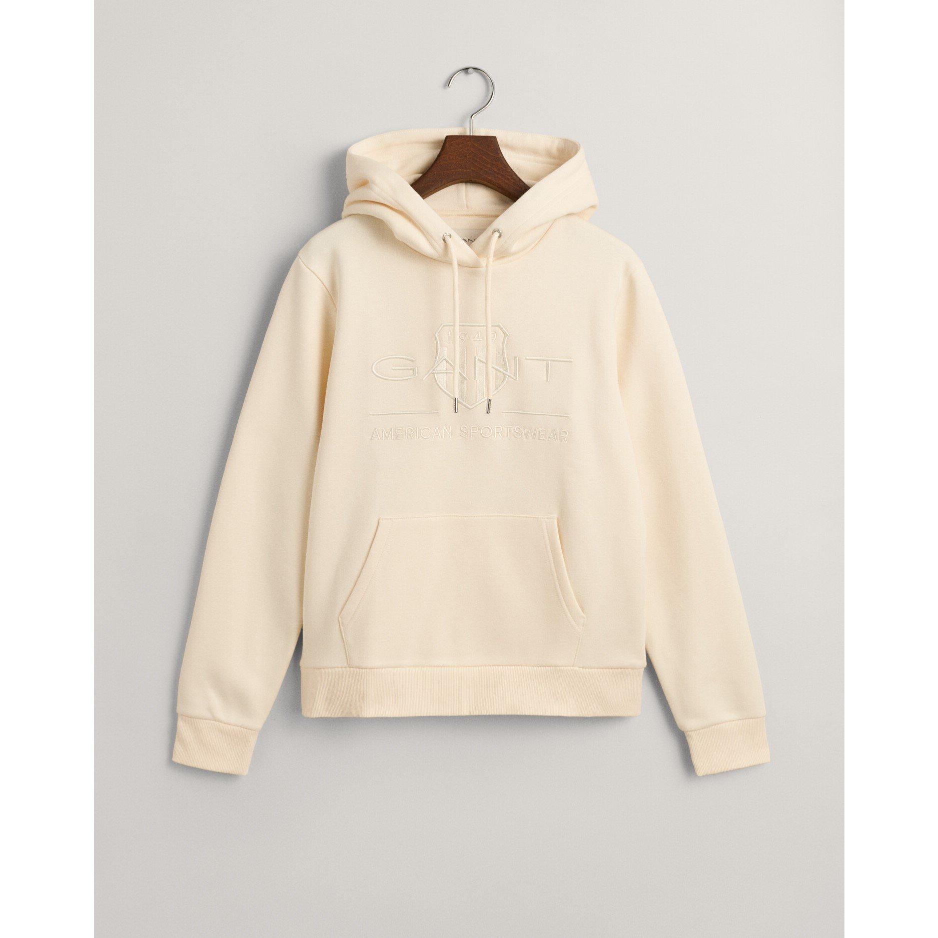 Gant Tonal Logo Archive Shield Hoodie