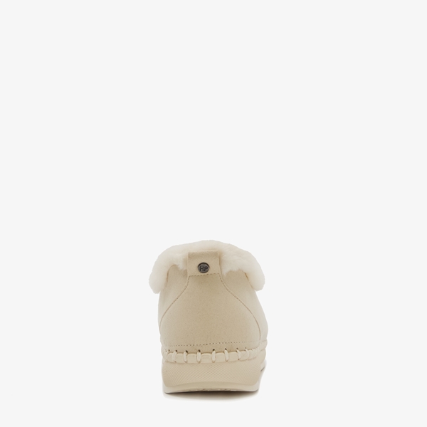 Hush Puppies gevoerde dames pantoffels beige