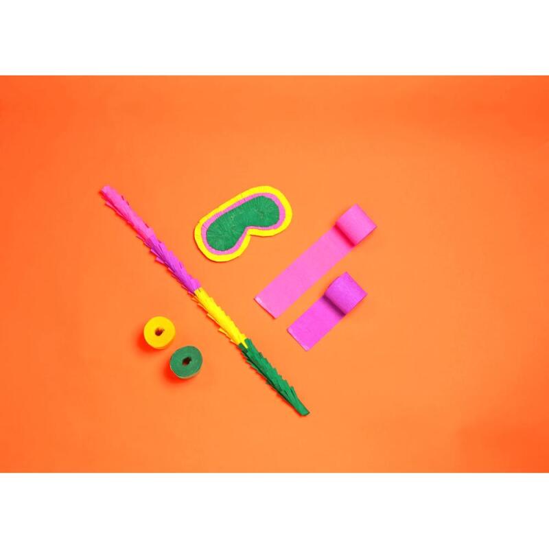 PAPIER CRÉPON IGNIFUGÉ, 10 bandes au format 5cmx10m - Assortiment mixte