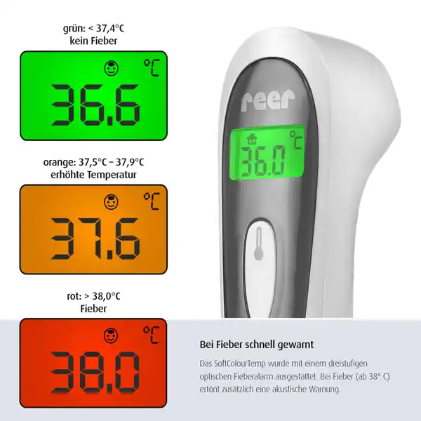 Colour SoftTemp 3in1 kontaktloses Infrarot-Fieberthermometer