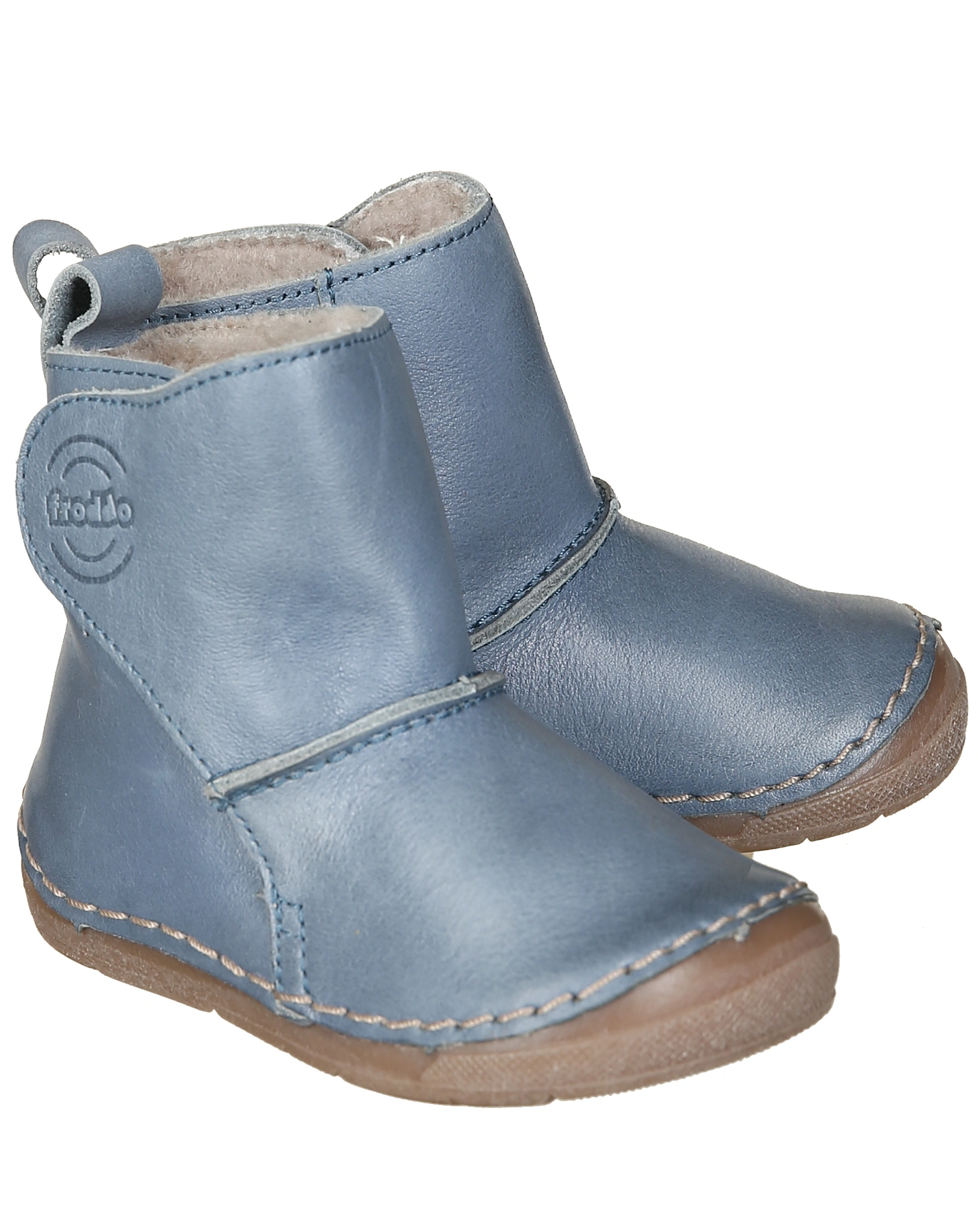 Klettbooties PAIX gefüttert in denim