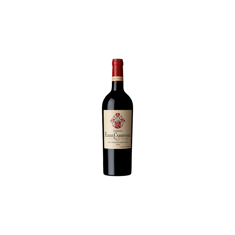Château FLEUR CARDINALE 2022 - Saint-Émilion Grand Cru - Grand Cru Classé - par Caisse bois de 6 bouteilles 75 cl