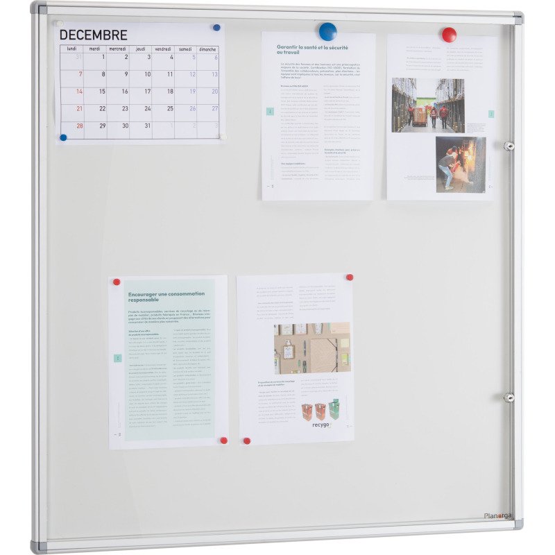 Vitrine d'affichage extérieur - 12 feuilles