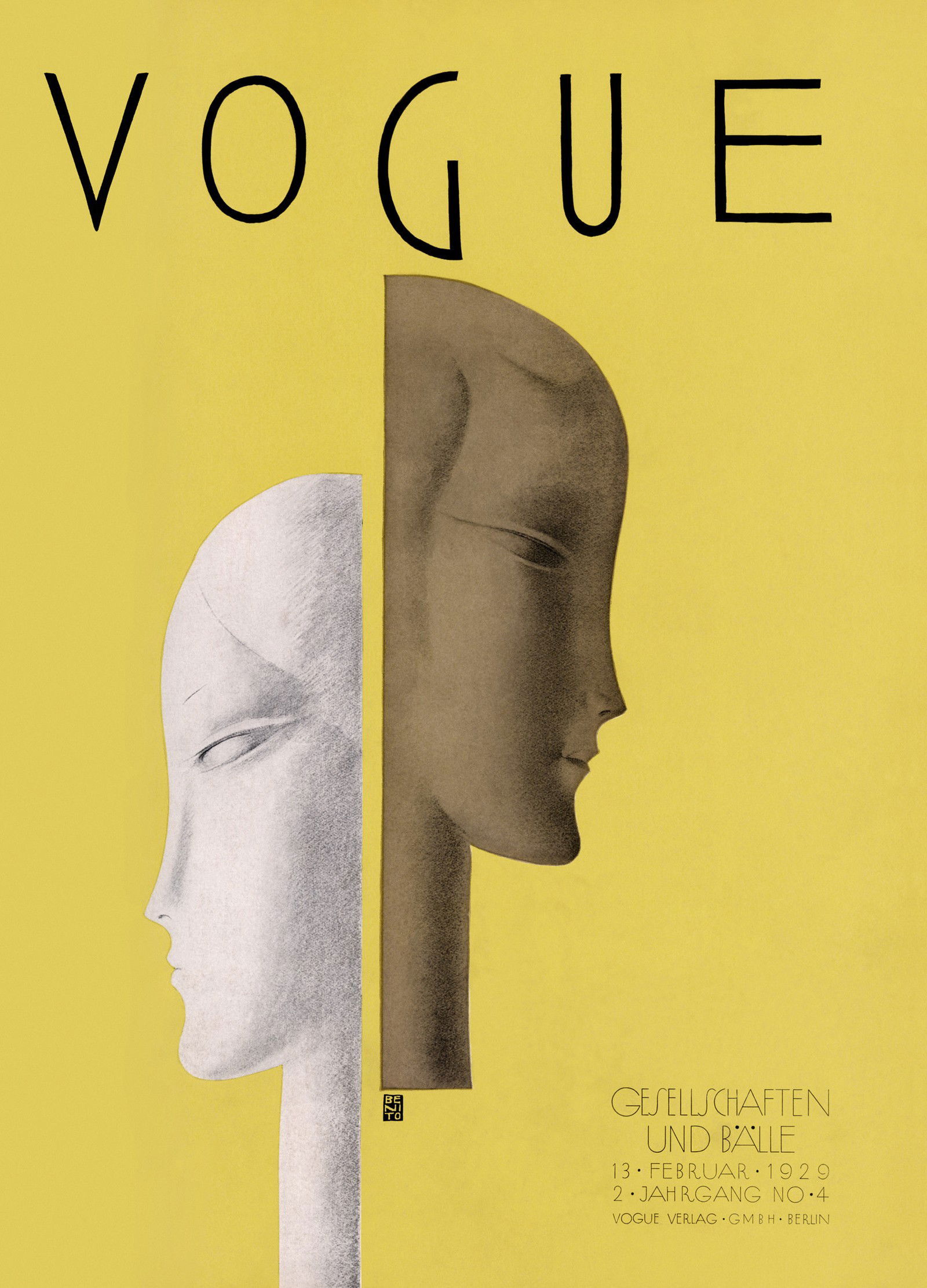 Cover, Benito III by German Vogue Collection - Limited Edition. Edition of: 100. Archive Stamp.