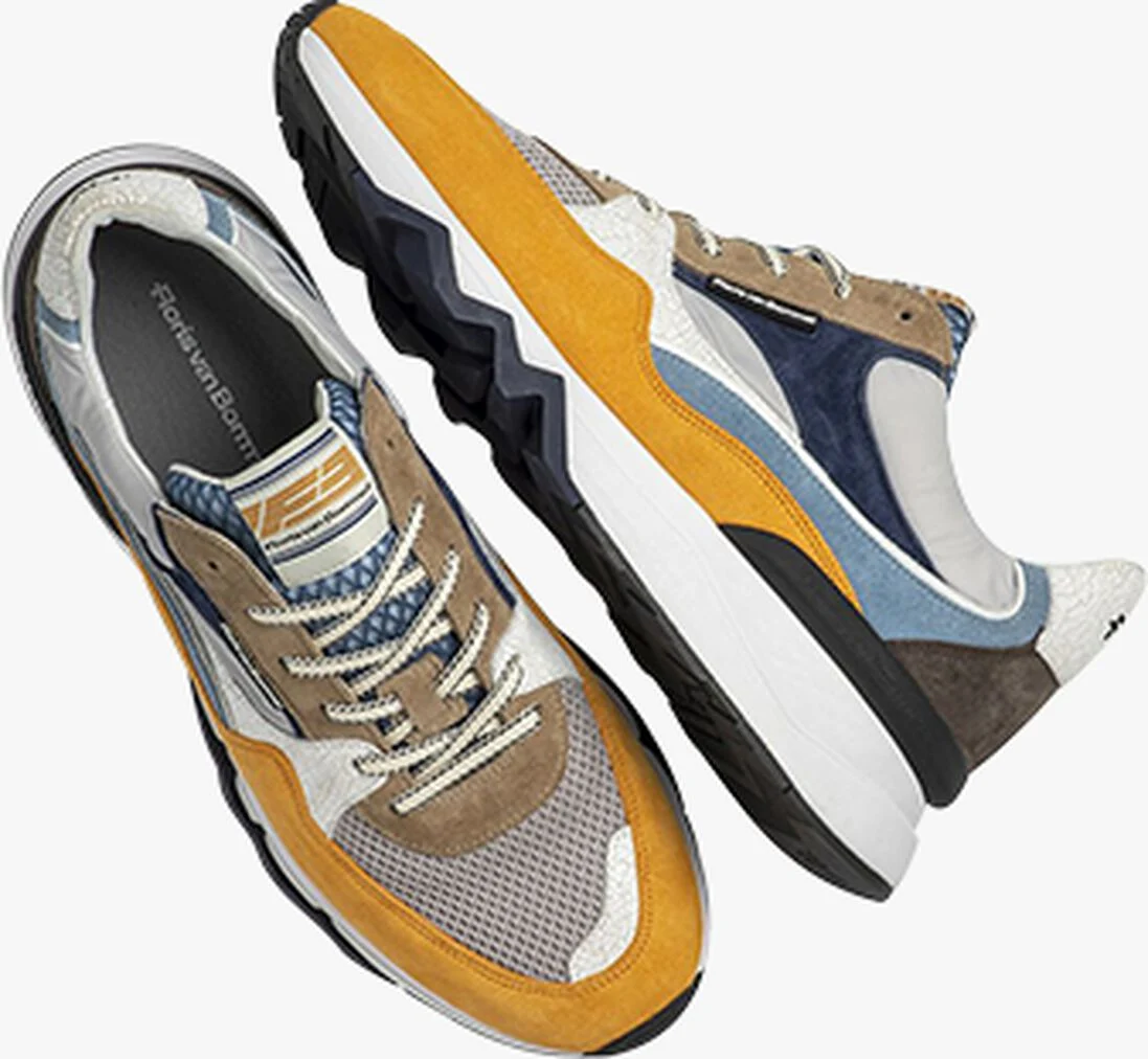 FLORIS VAN BOMMEL oranje floris van bommel lage sneakers sfm-10155