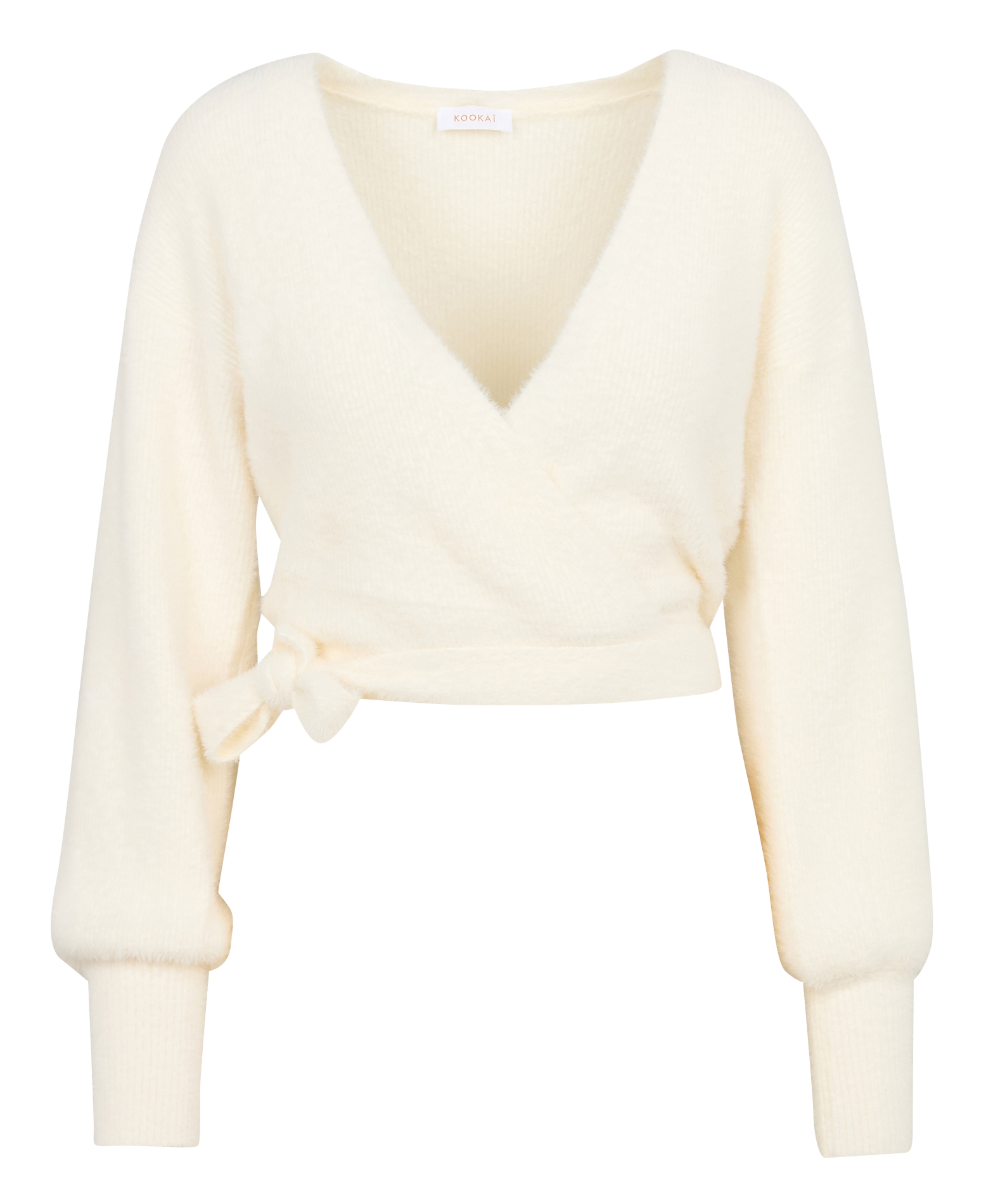 MYLO - Gilet droit en maille | Blanc