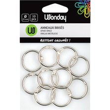 Anneaux brisés, diamètre intérieur: 30 mm, en métal
