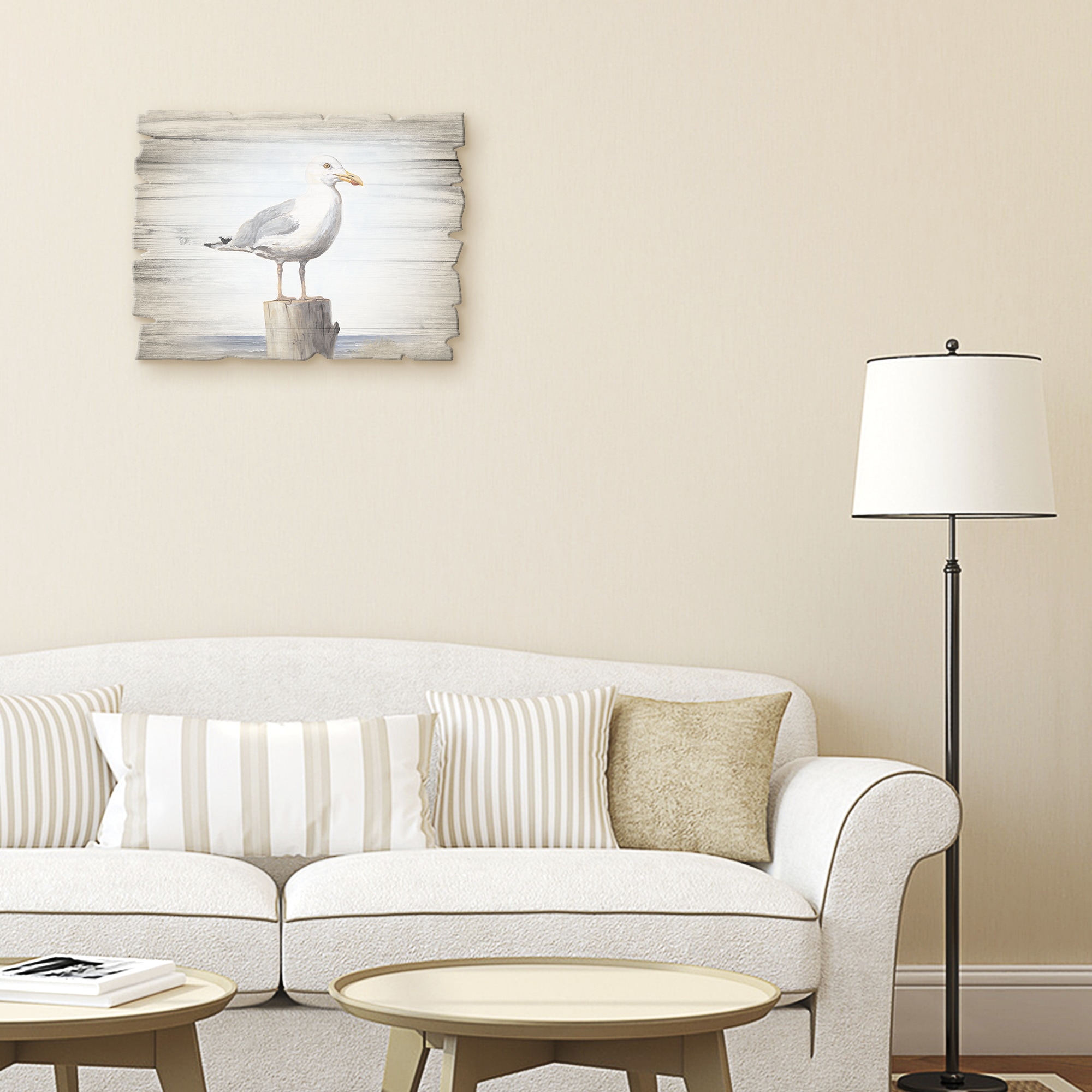 Artland Holzbild »Möwe« Vögel 1 Stk. tlg.
