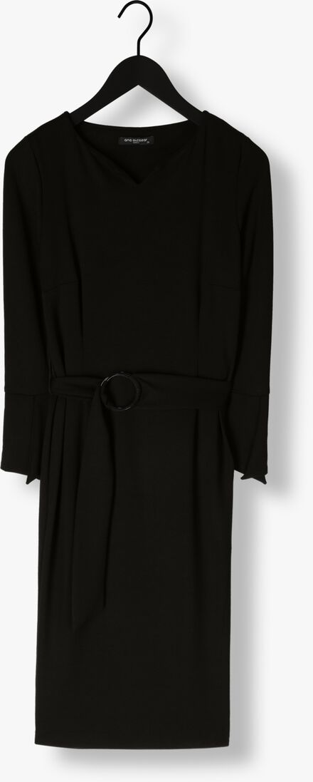 ANA ALCAZAR zwarte ana alcazar midi jurk tight dress