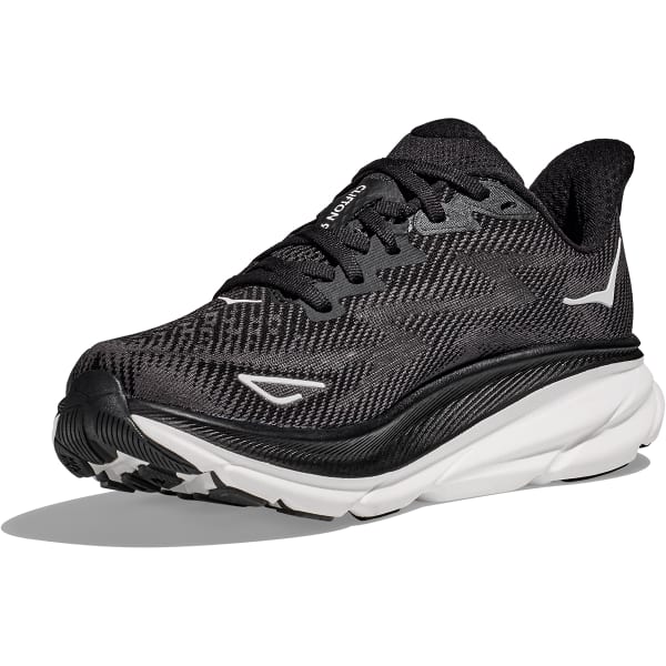 Chaussure running HOKA ONE ONE CLIFTON 9 BLACK / WHITE