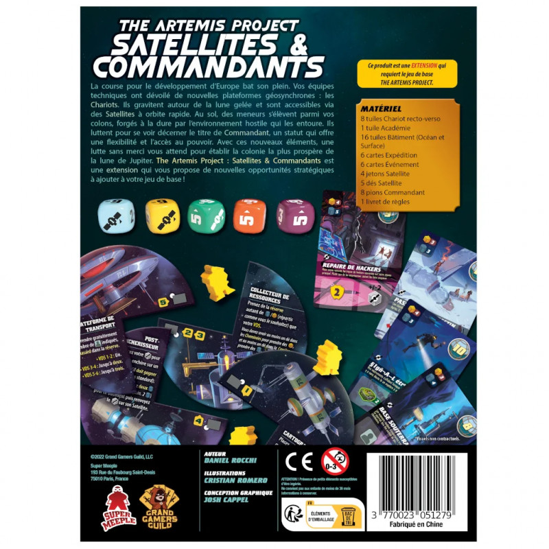 The Artemis Project - Satellites et commandants