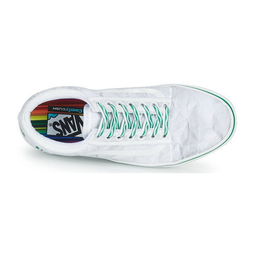 Vans - COMFYCUSH OLD SKOOL - Blanc / Gris / Vert