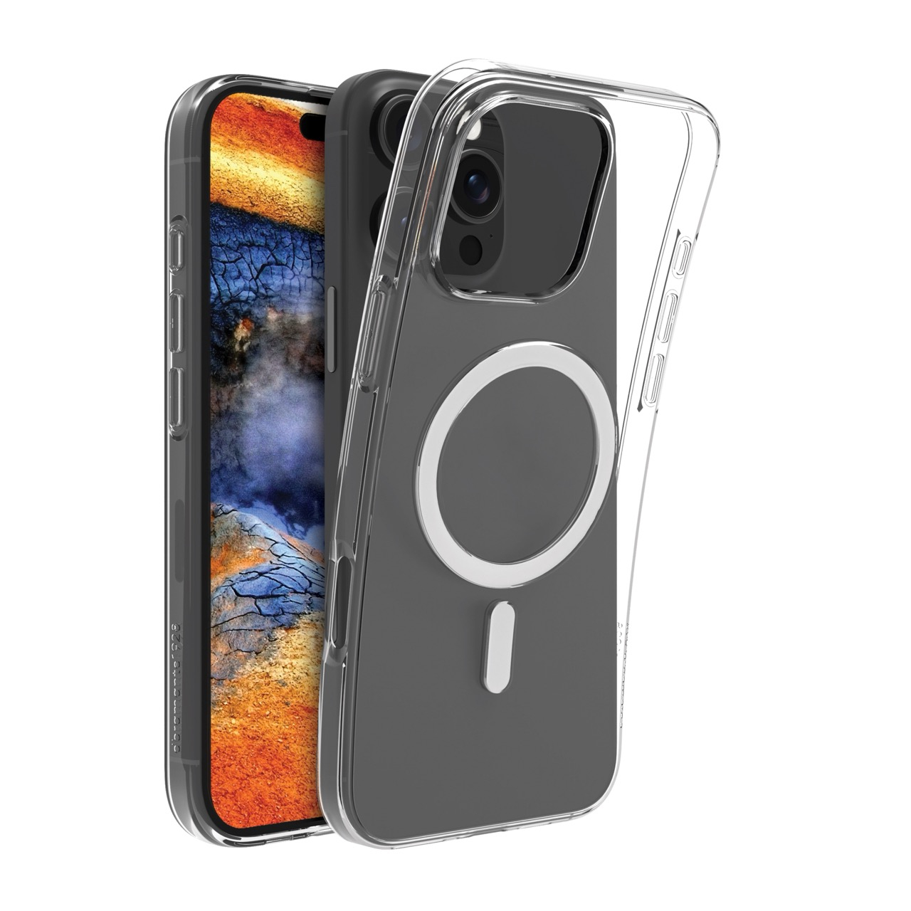 iPhone 16 Pro MagSafe Hardcase Hülle Greenland Pro Recycled (GP61CL006249) - Transparent