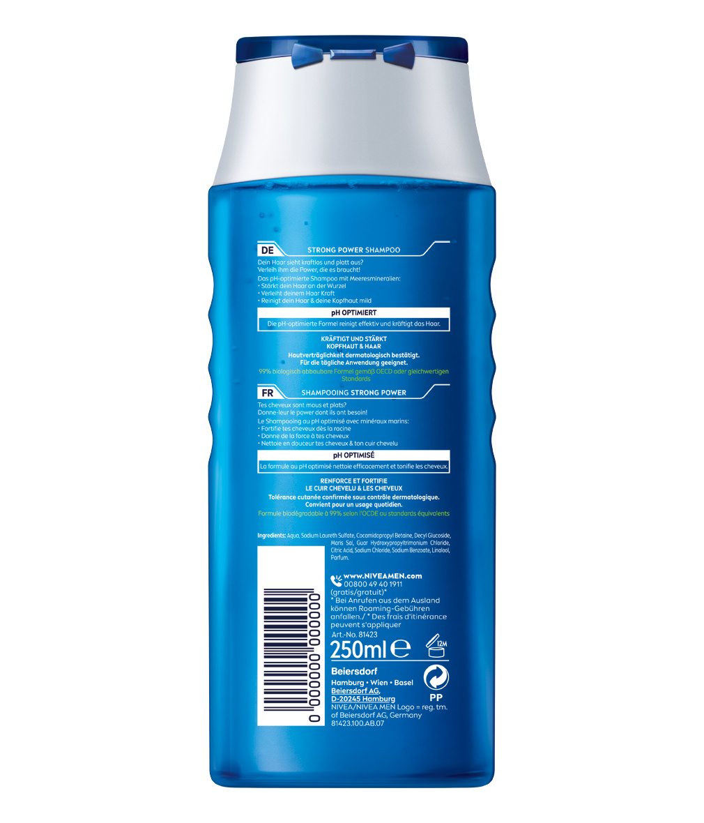 (250ml) Strong Power Kräftigendes Shampoo mit Meeresmineralien (81423)