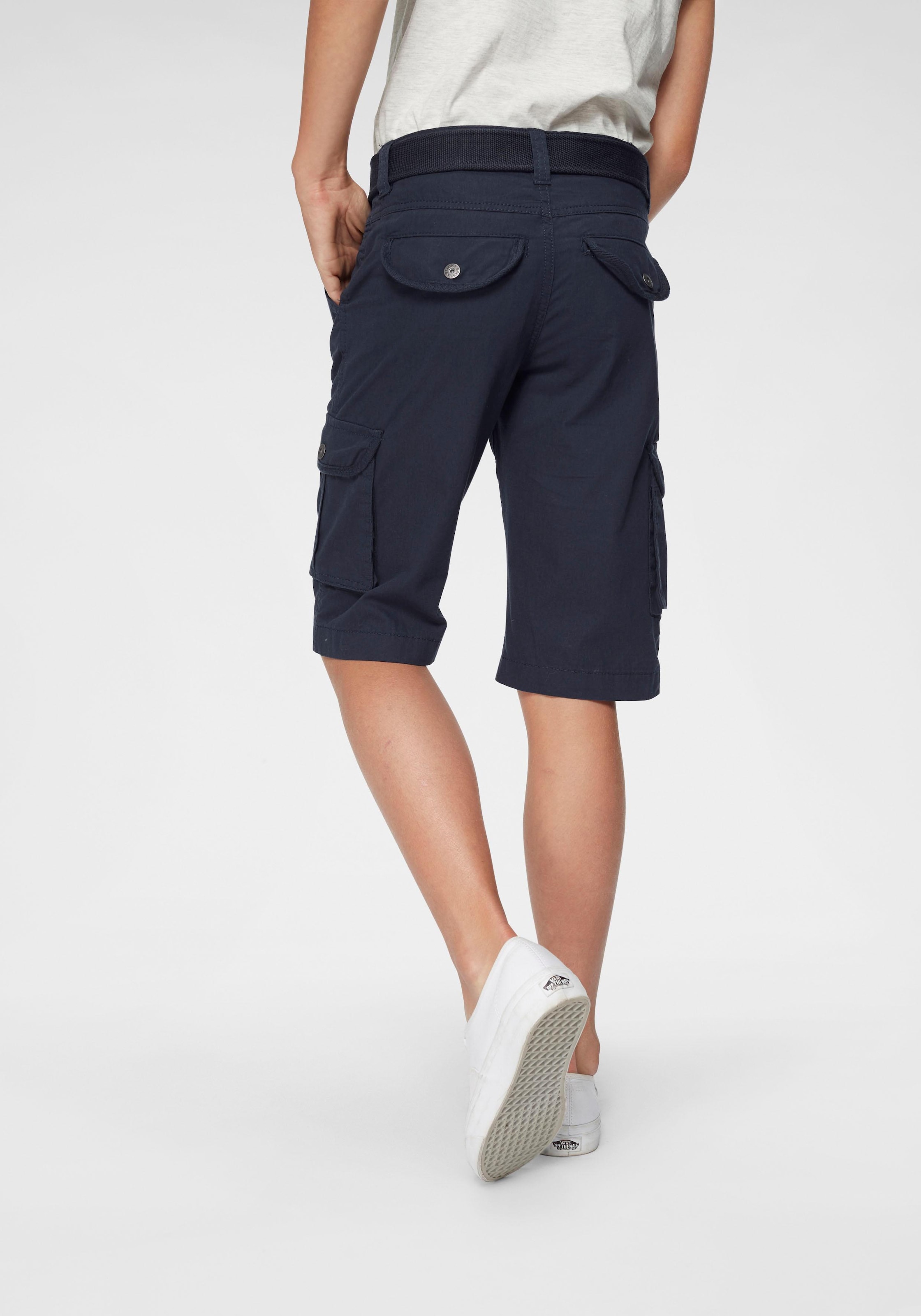 KIDSWORLD Shorts »2tgl. Bermudas mit Gürtel«  mit Textilgürtel für Jungen