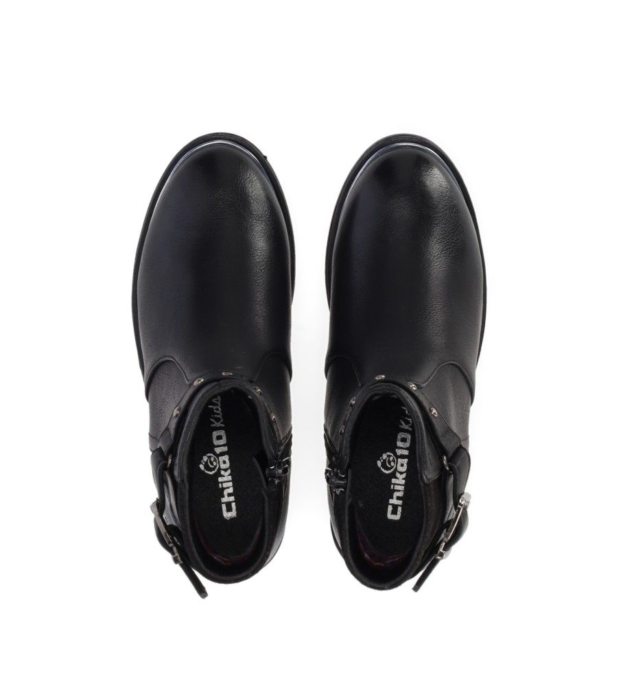 Botas de cano curto pretas Chika10 Kids Carisa 20