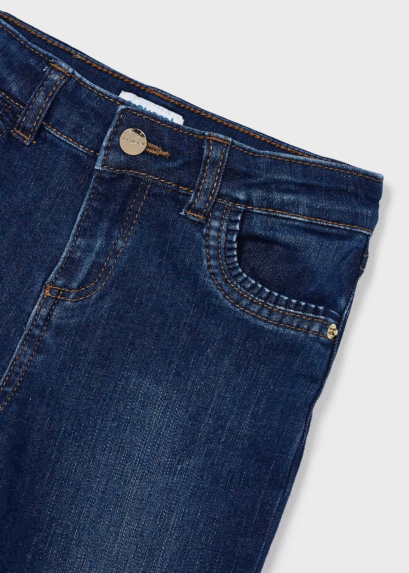 Calça jeans skinny ecowash para meninas