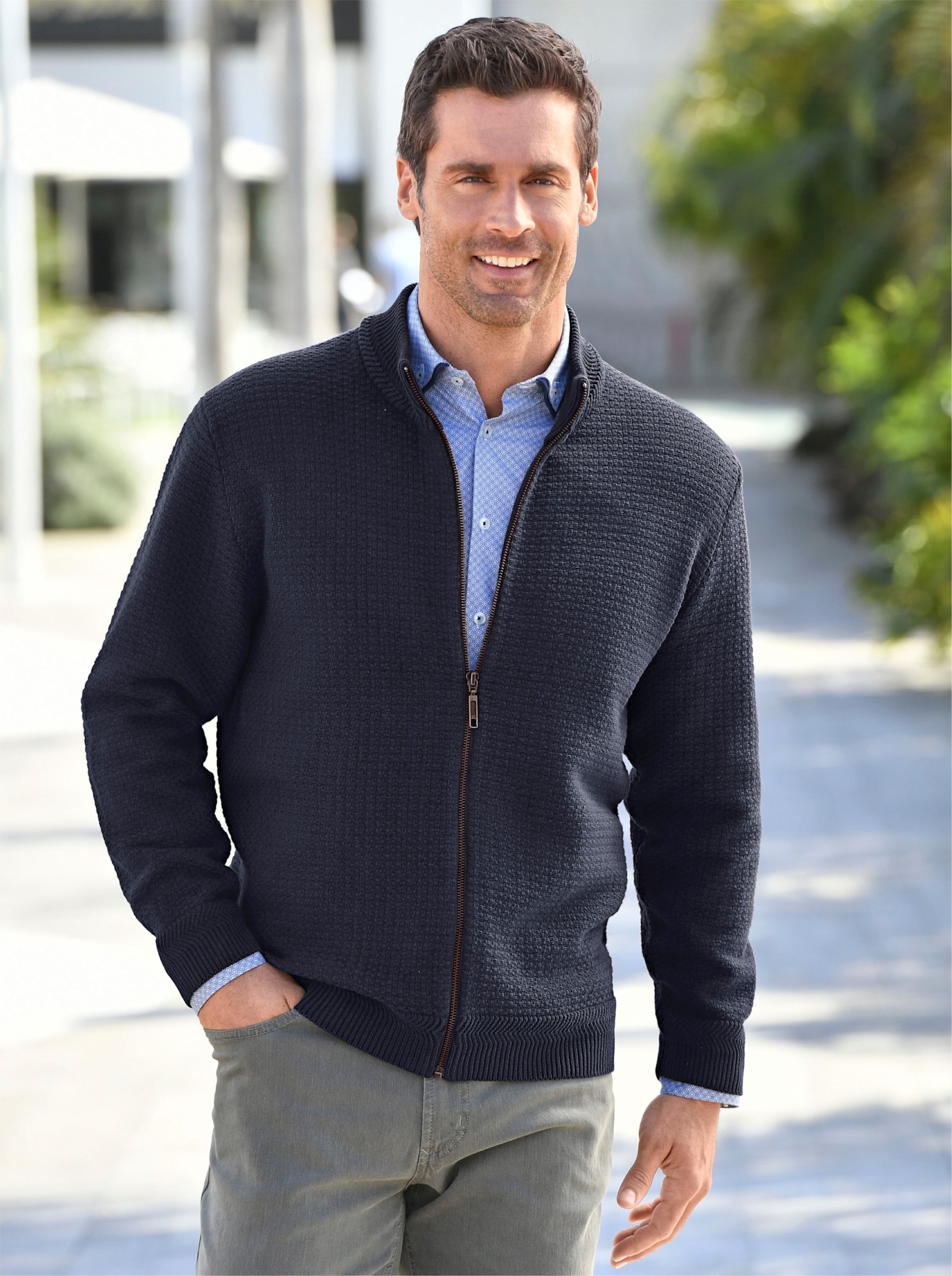 Marco Donati Strickjacke in marine