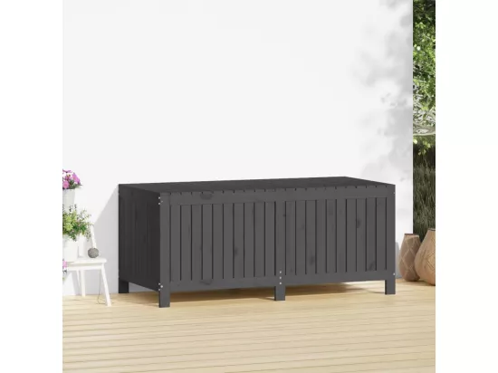 Boîte de rangement de jardin Gris 147x68x64 cm Bois de pin