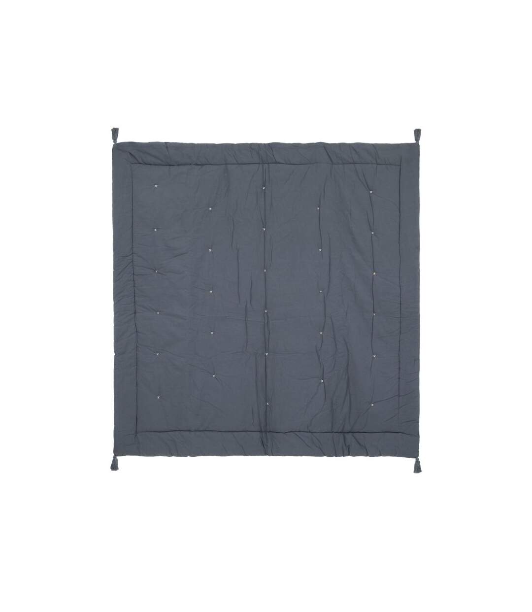 Couvre-Lit Midnight Garden 150x150cm Gris Foncé