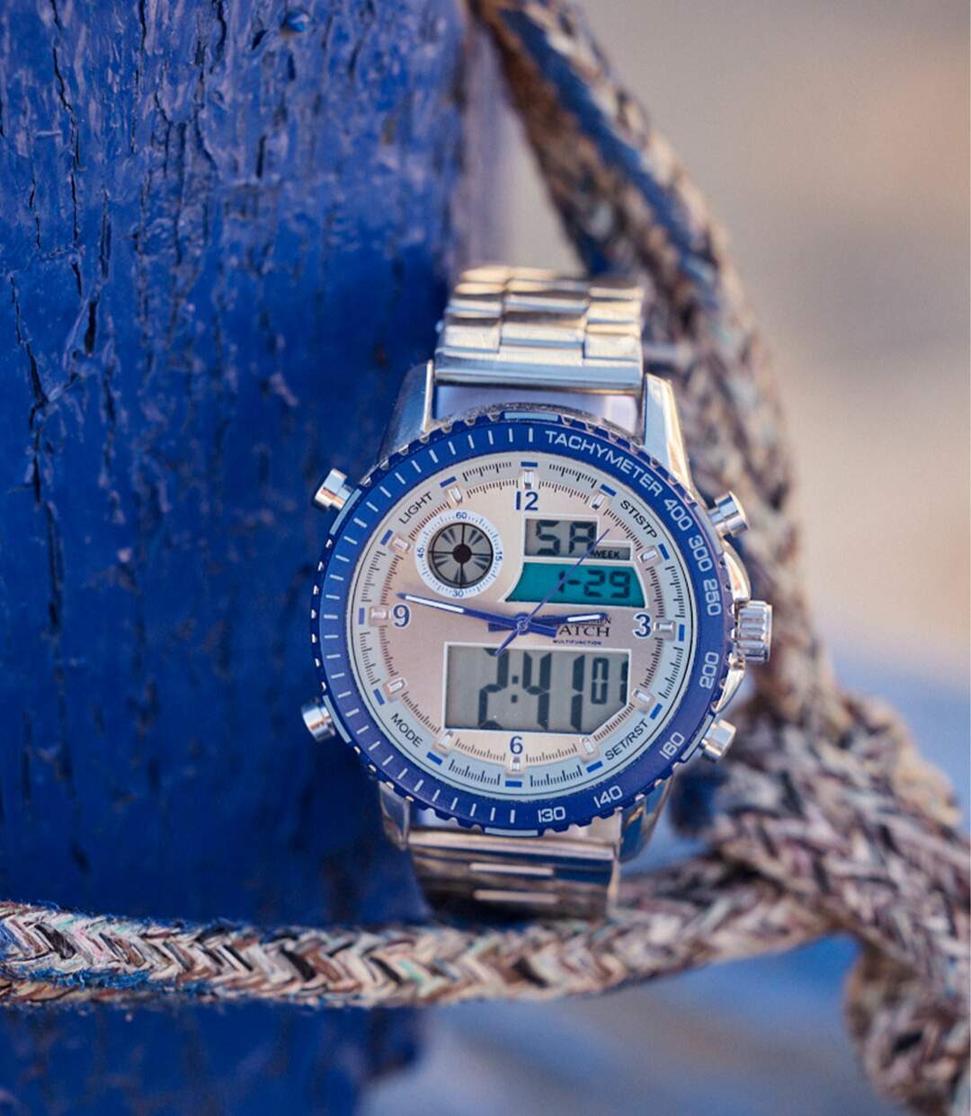 Montre Chrono Double Affichage