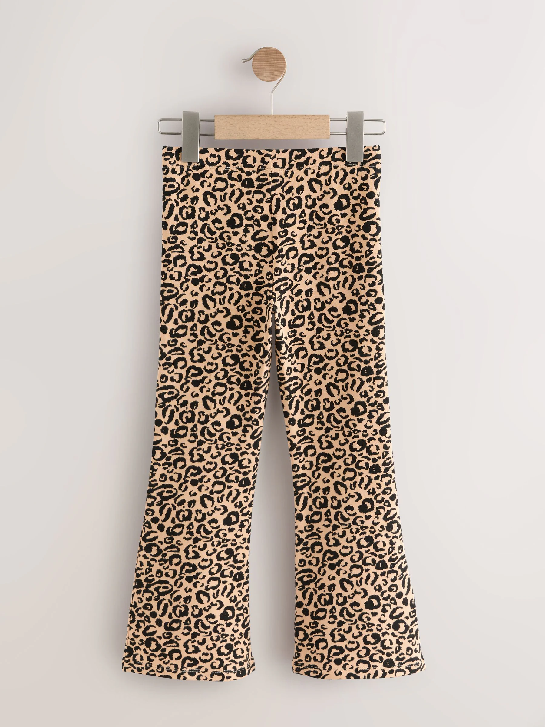 Dierenprint/Rood - Uitlopende legging (3-16jr)