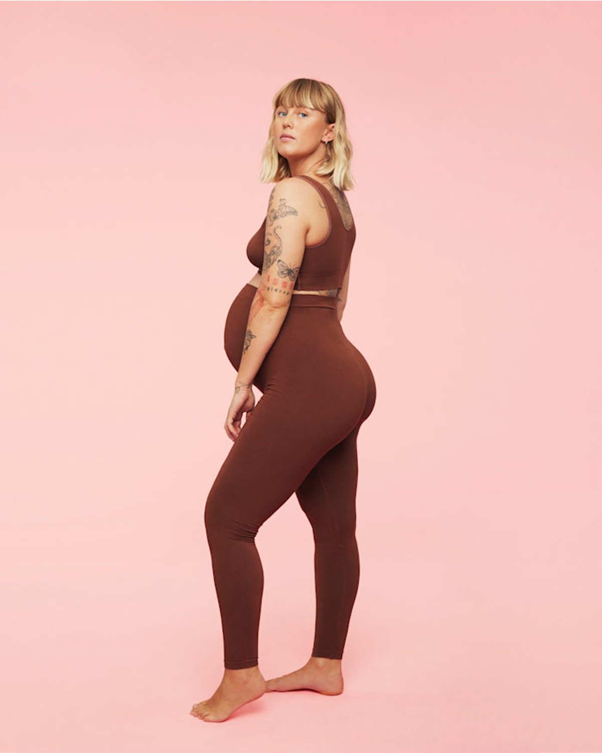 Gravid Leggings – Øko Bambus – Stretchy & Sømløs