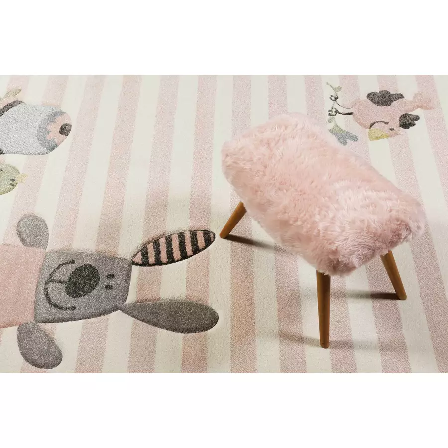 Sigikid Kinderteppich Happy Friends rosa