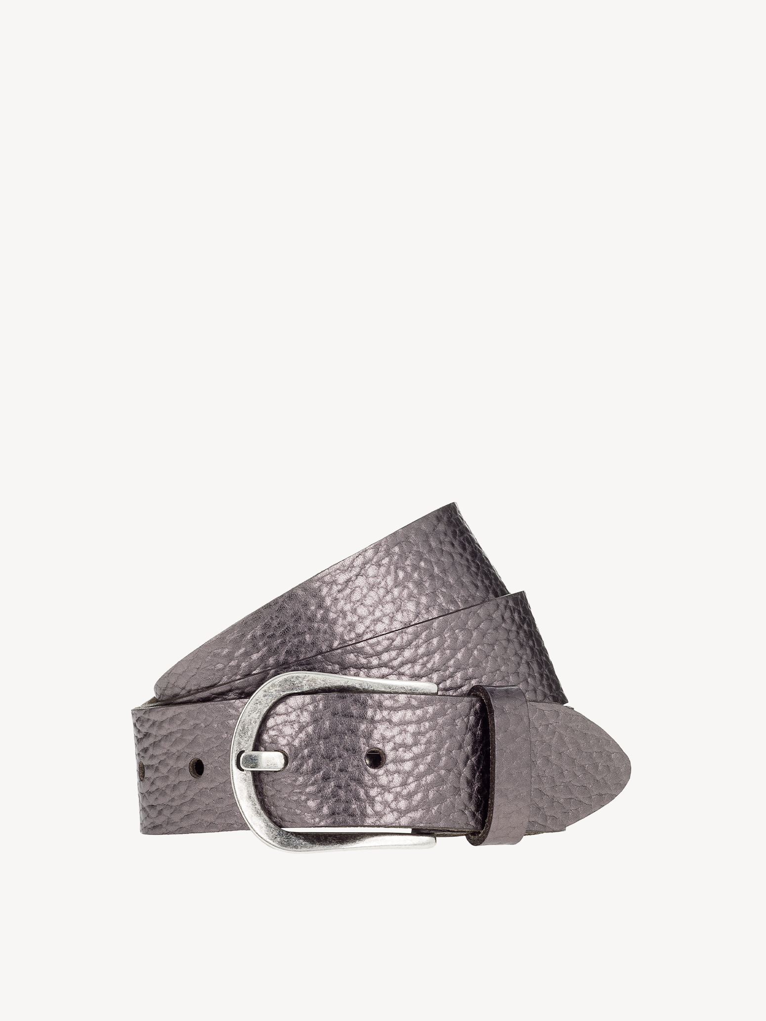 Leren Riem - grijs