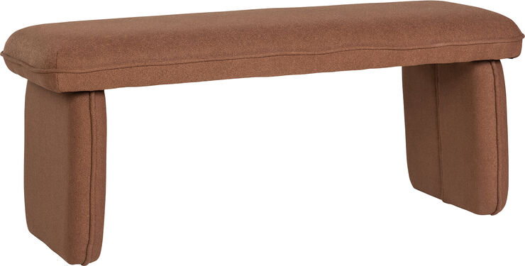 Hübsch Mellow Bench Maroon Orange
