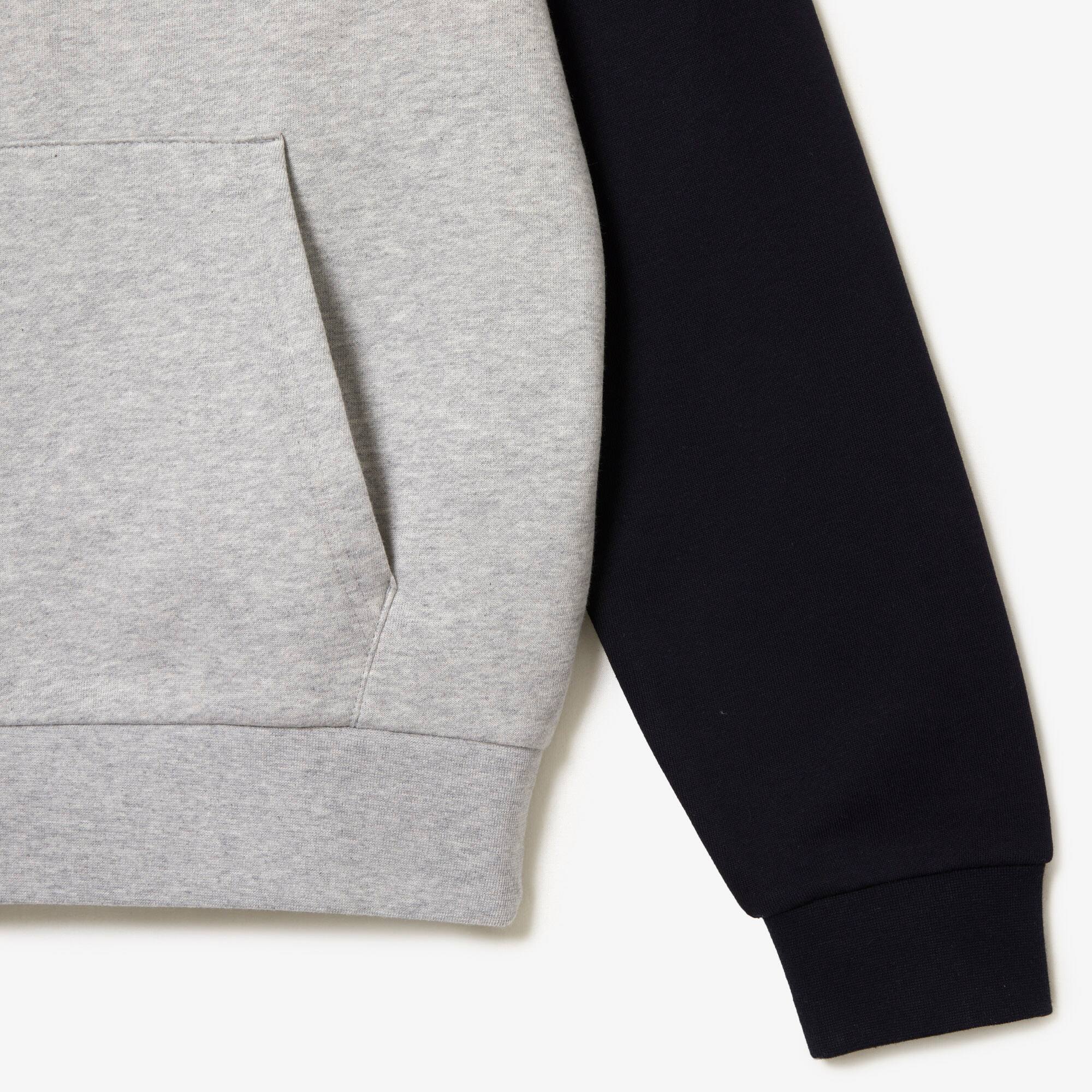 Sweatshirt à capuche homme classic fit color-block avec marquage Sweatshirts - Bleu - Lacoste - Homme
