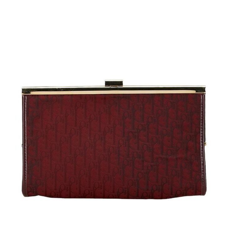Dior Vintage Dior Clutch Red