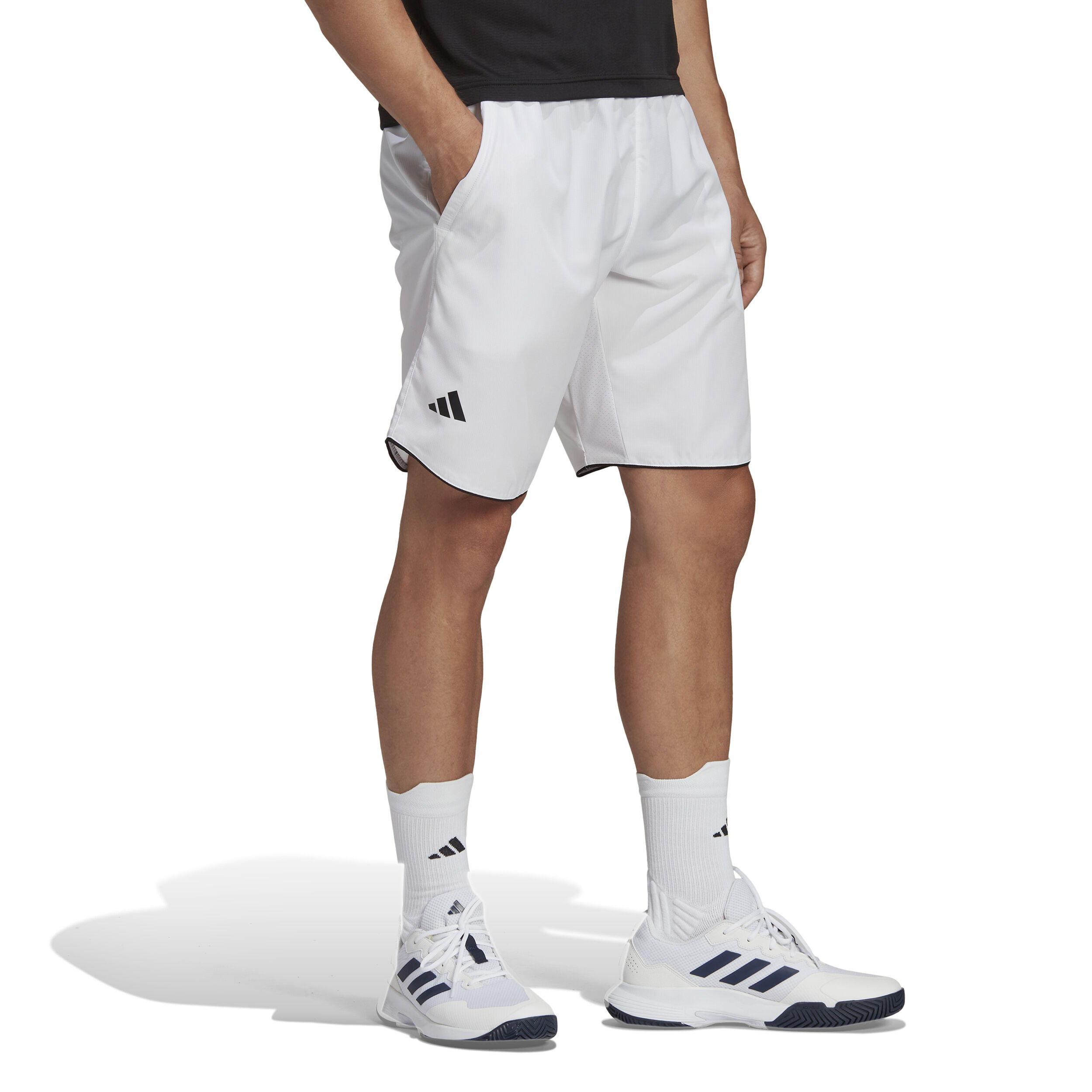 adidas Club 9in Shorts Hommes - Blanc
