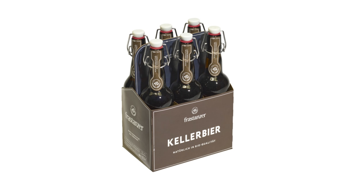 frastanzer Bio Kellerbier Tray 6x 0,5 Liter (Mehrweg)