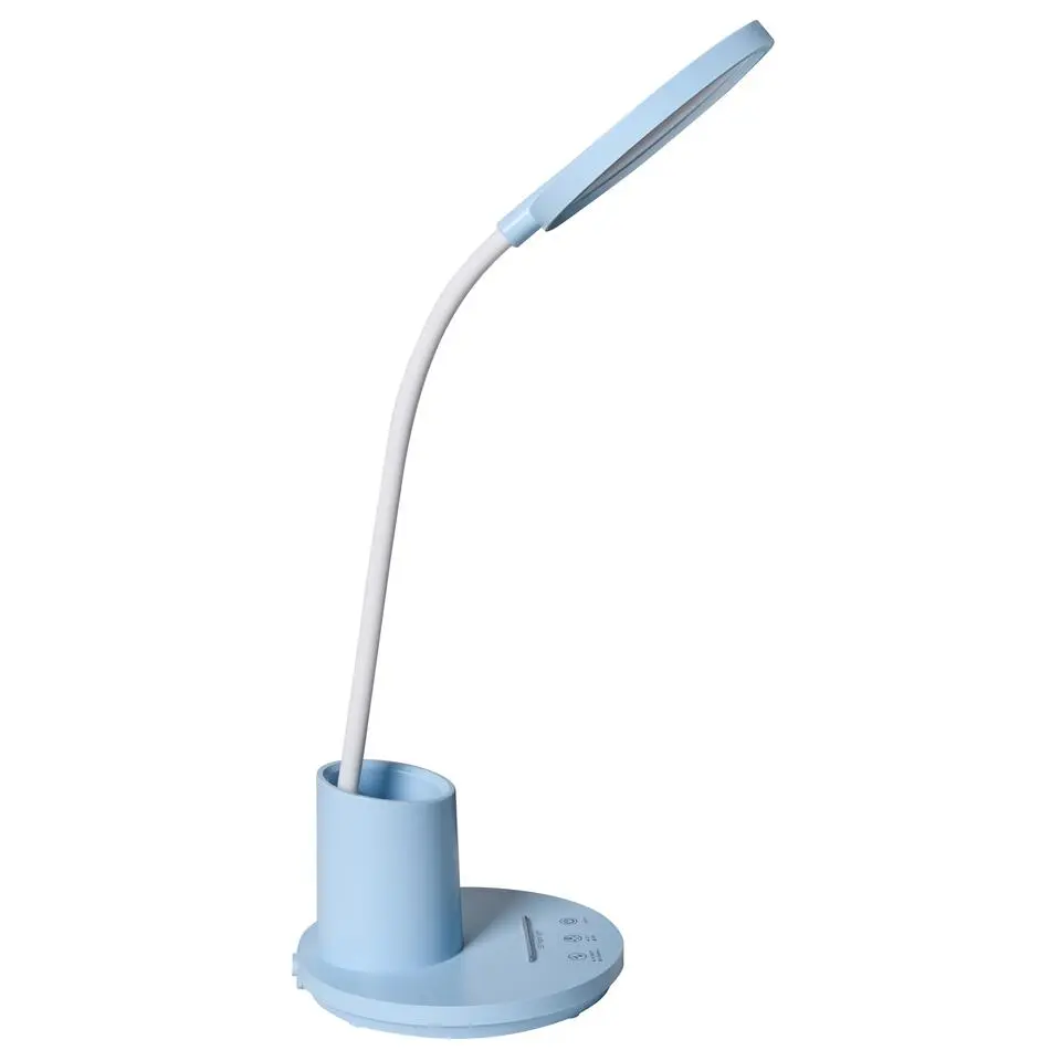 VELA - Bureaulamp LED - Blauw - Synthetisch materiaal