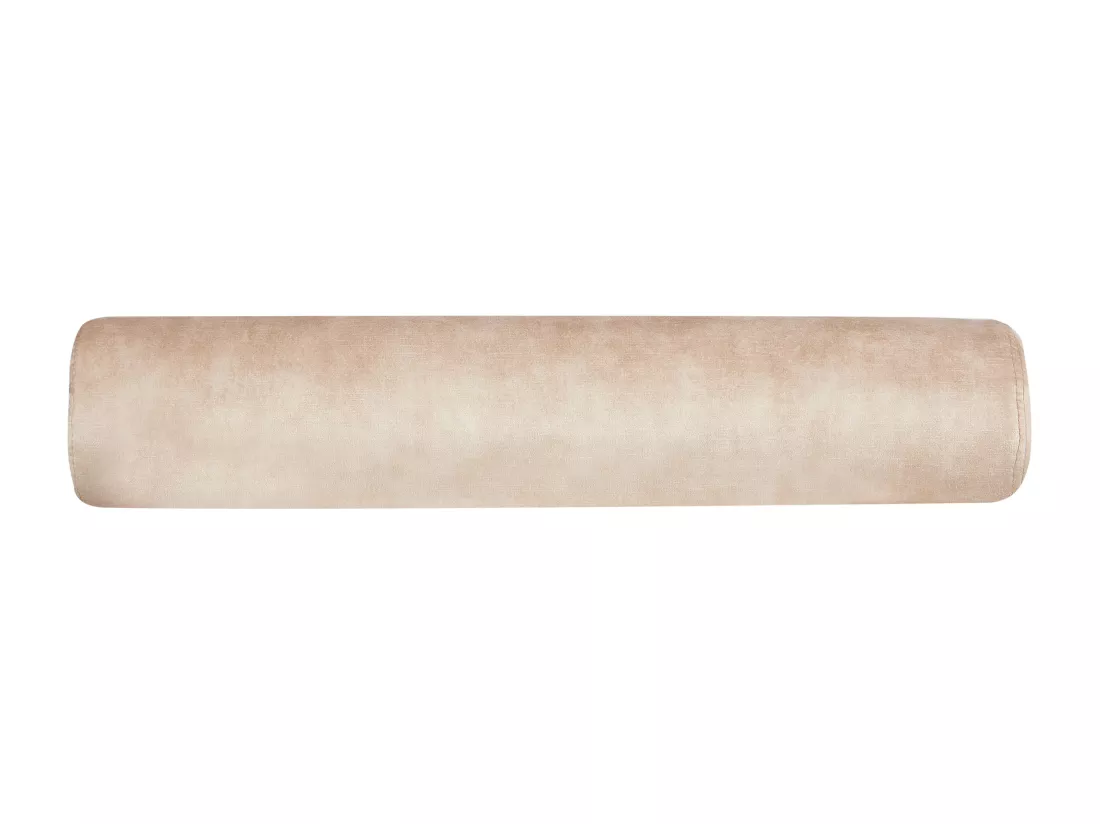 Chaise longue 180 x 70 cm en velours beige USSEL