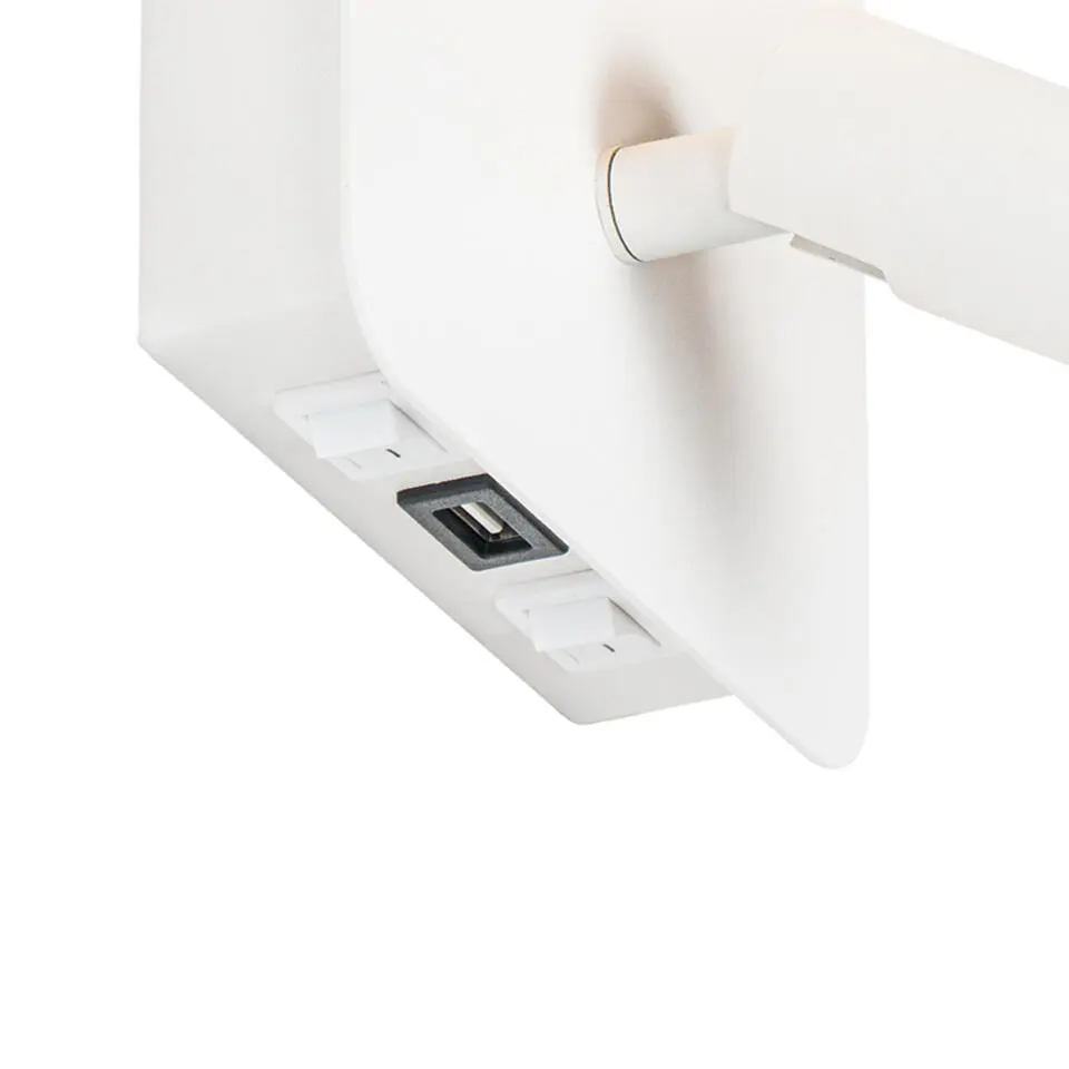 Qazqa wandlampen robin wit geïntegreerde led