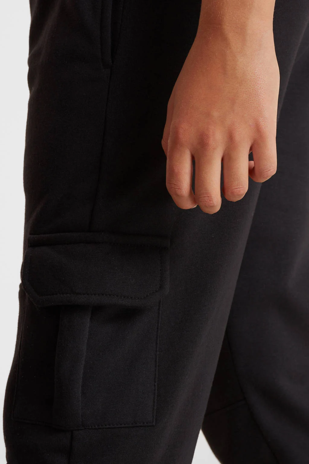 anytime cargo joggingbroek zwart