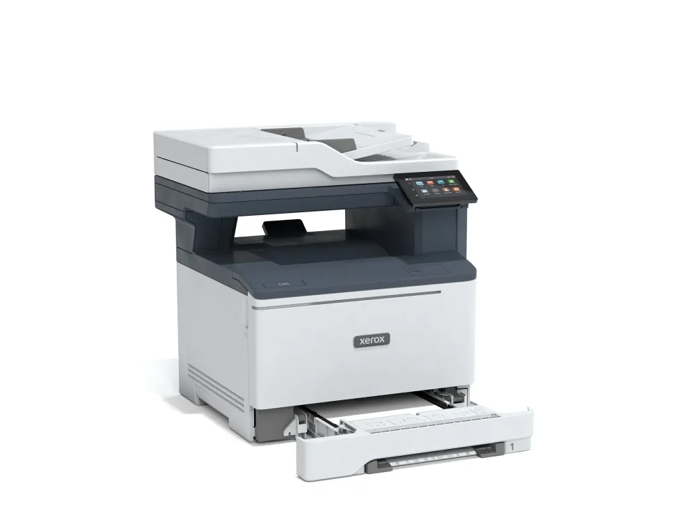 Xerox C325V_DNI - Multifunktionsprinter - farve - laser - Legal (216 x 356 mm) (original) - A4/Legal (medie) - op til 33 spm (kopiering) - op til 33 spm (udskriver) - 250 ark - 33.6 Kbps - USB 2.0, Gigabit LAN, Wi-Fi(n), USB - Green World Alliance re